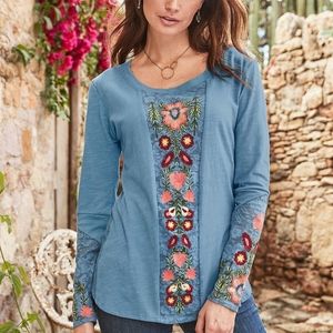 Sundance Flowers For Abigail Tee